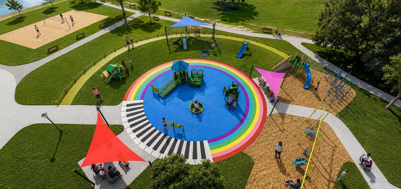 Beacon Street Park Inclusive Playground