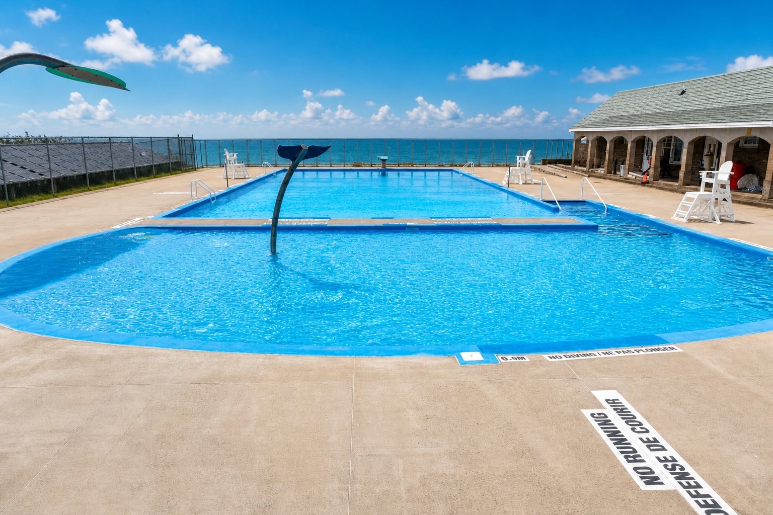 Fundy Pool and Splash Pad, an oceanfront saltwater pool on the Bay of Fundy