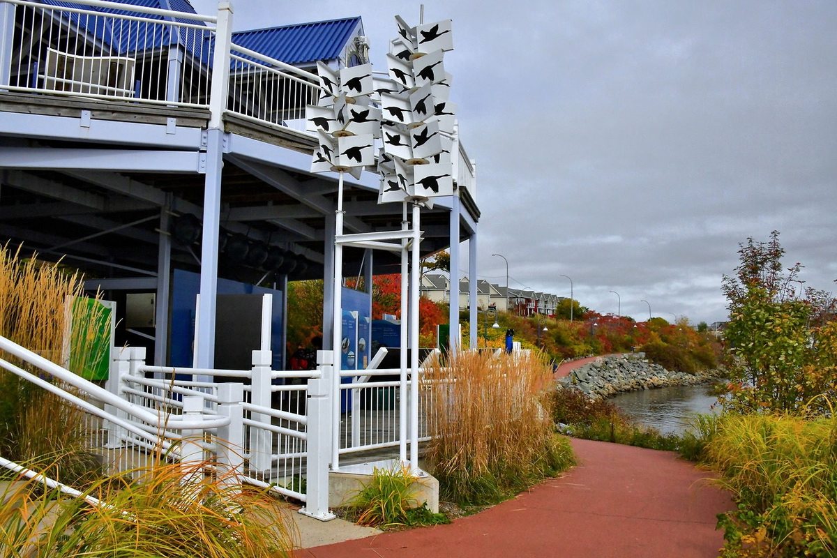 Harbour Passage waterfront trail and Ecological Hub in Saint John